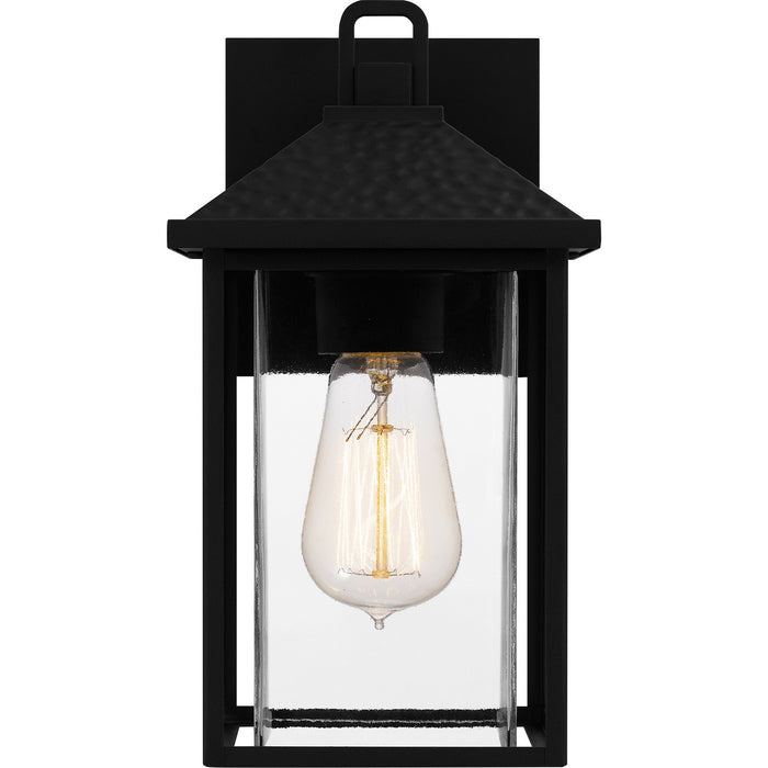 Quoizel FTC8406EK One Light Outdoor Wall Mount, Earth Black