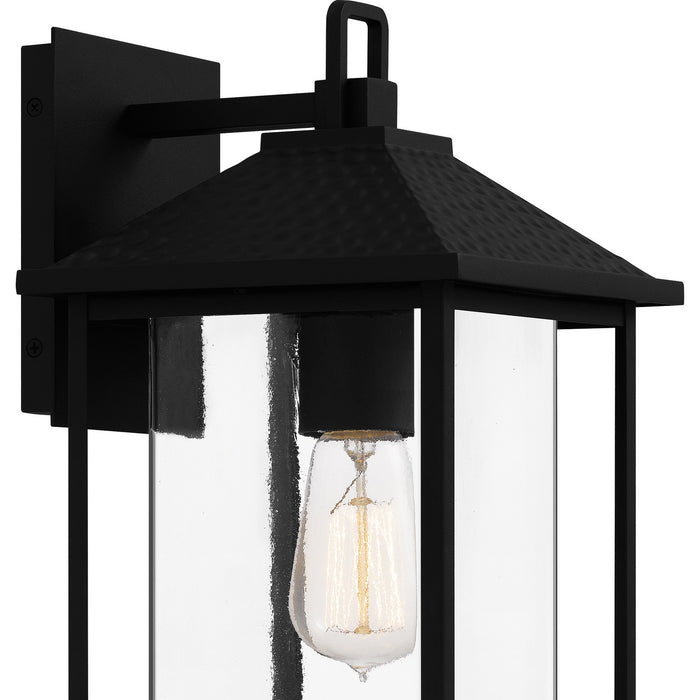 Quoizel FTC8408EK One Light Outdoor Wall Mount, Earth Black