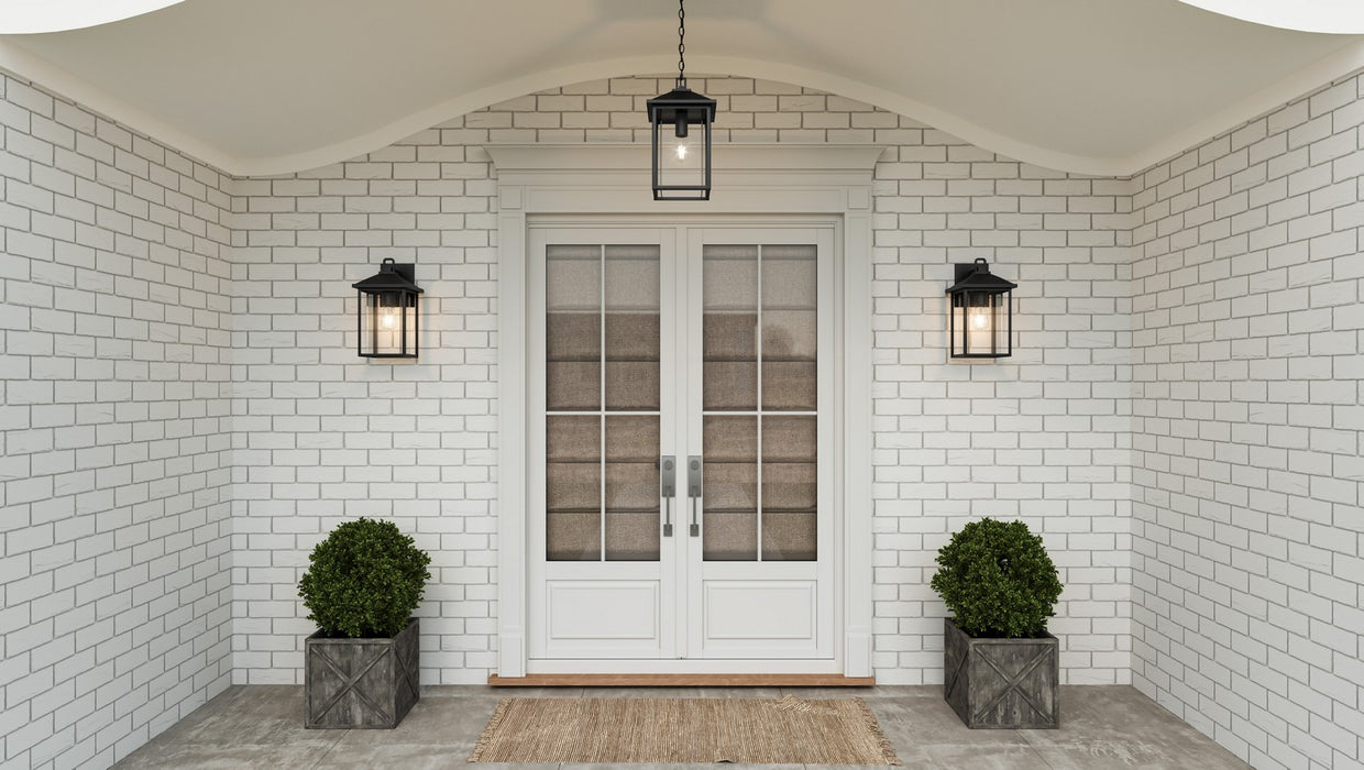 Quoizel FTC8408EK One Light Outdoor Wall Mount, Earth Black