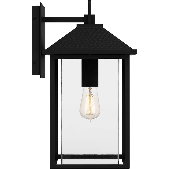Quoizel FTC8410EK One Light Outdoor Wall Mount, Earth Black
