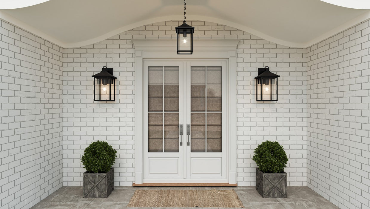 Quoizel FTC8410EK One Light Outdoor Wall Mount, Earth Black
