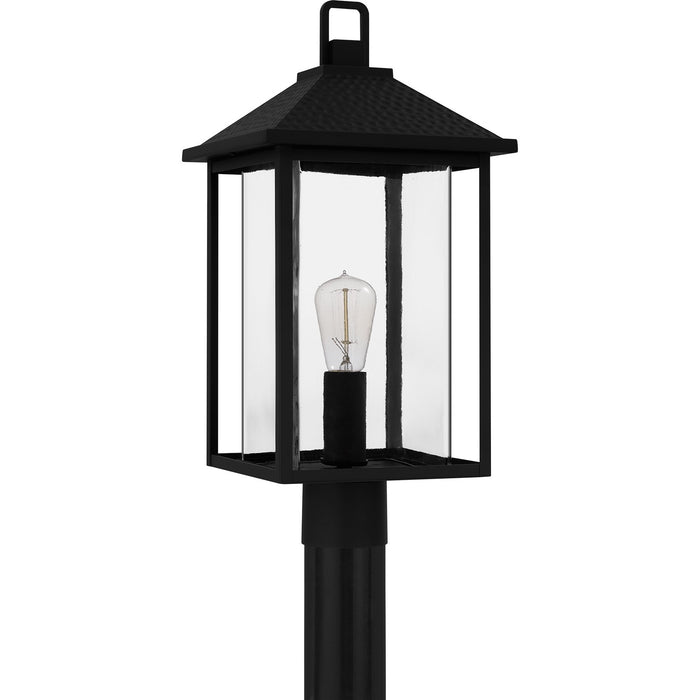 Quoizel FTC9010EK One Light Outdoor Post Mount, Earth Black