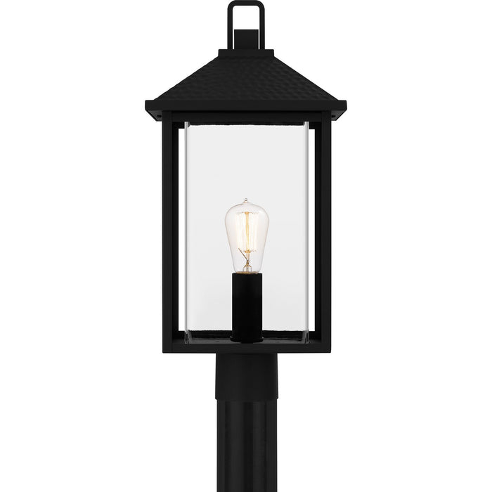 Quoizel FTC9010EK One Light Outdoor Post Mount, Earth Black