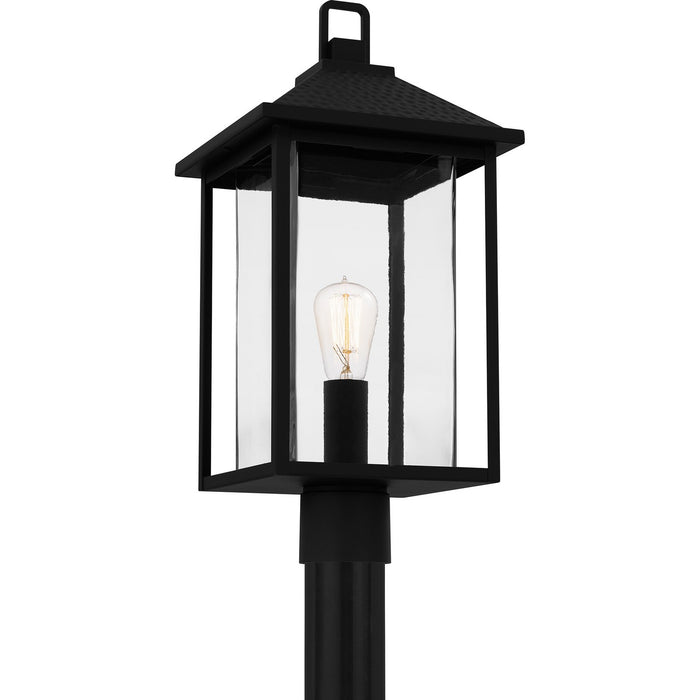 Quoizel FTC9010EK One Light Outdoor Post Mount, Earth Black