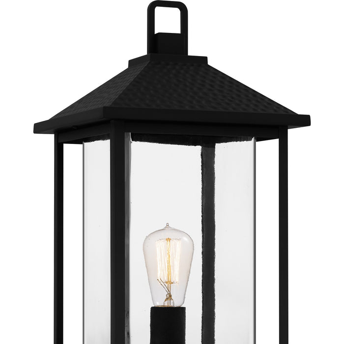 Quoizel FTC9010EK One Light Outdoor Post Mount, Earth Black