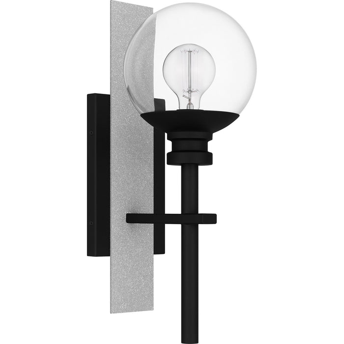 Quoizel GLS8408EK One Light Outdoor Wall Mount, Earth Black