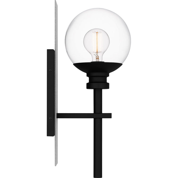 Quoizel GLS8408EK One Light Outdoor Wall Mount, Earth Black