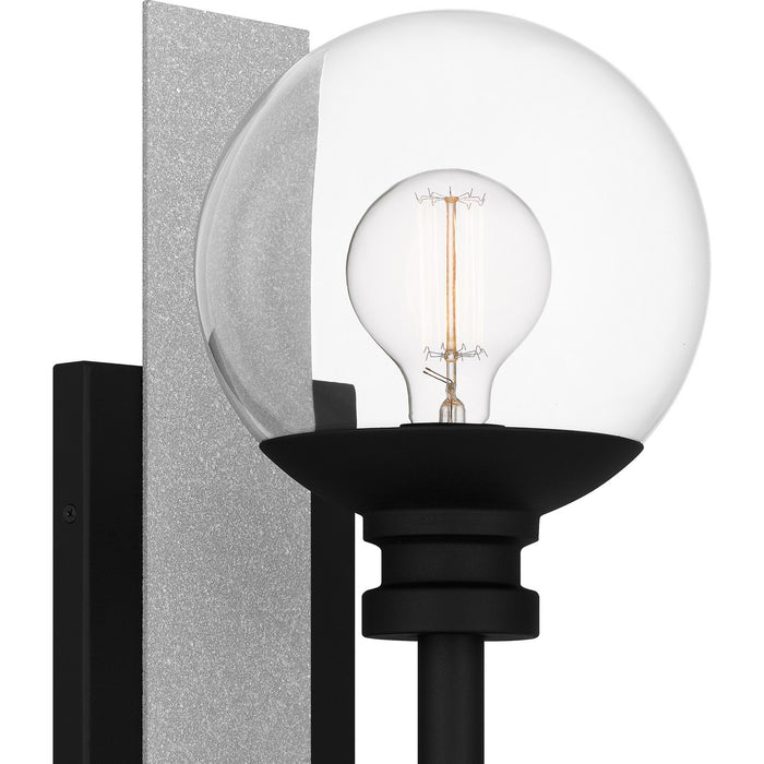 Quoizel GLS8408EK One Light Outdoor Wall Mount, Earth Black