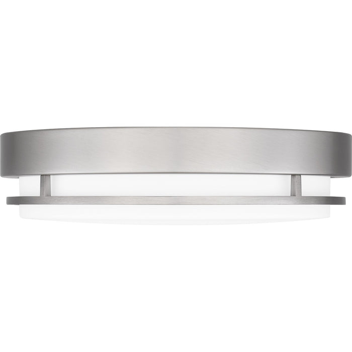 Quoizel HAL1612BN LED Flush Mount, Brushed Nickel