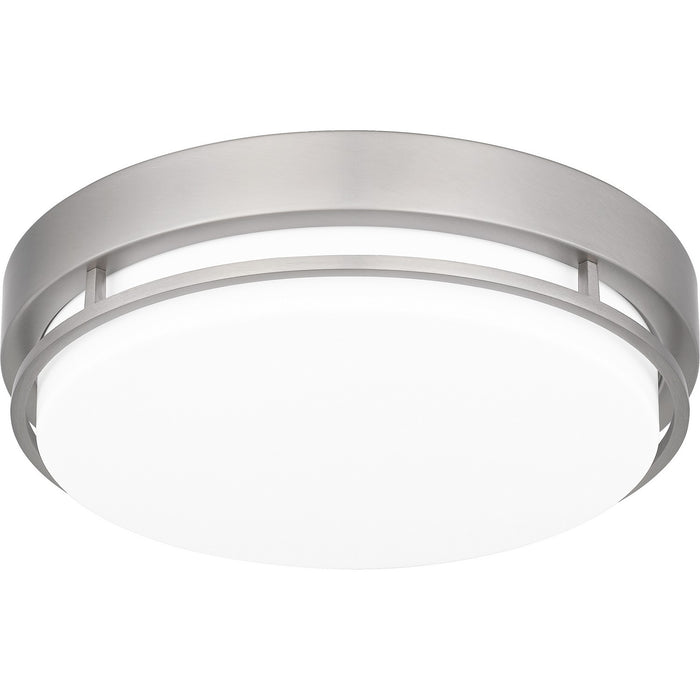 Quoizel HAL1612BN LED Flush Mount, Brushed Nickel