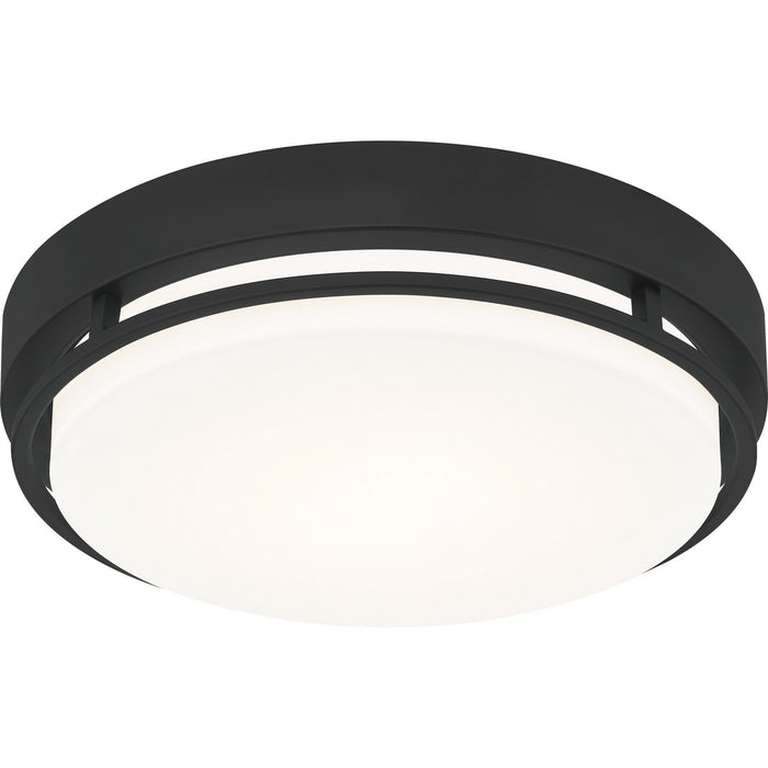 Quoizel HAL1614EK LED Flush Mount, Earth Black