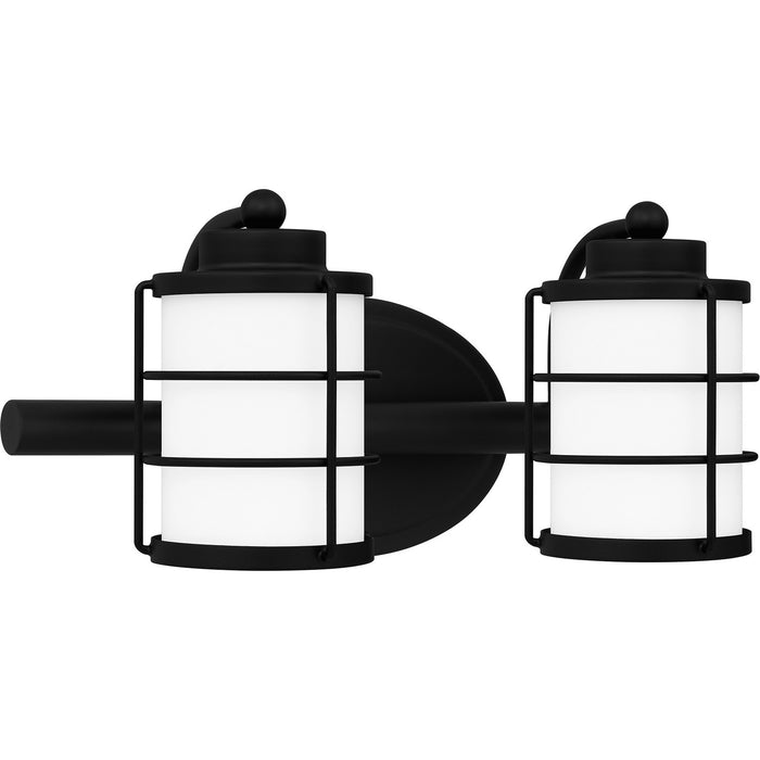 Quoizel HZT8615MBK Two Light Bath, Matte Black