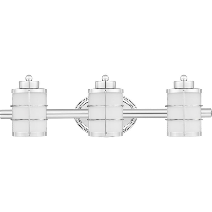 Quoizel HZT8623C Three Light Bath, Polished Chrome