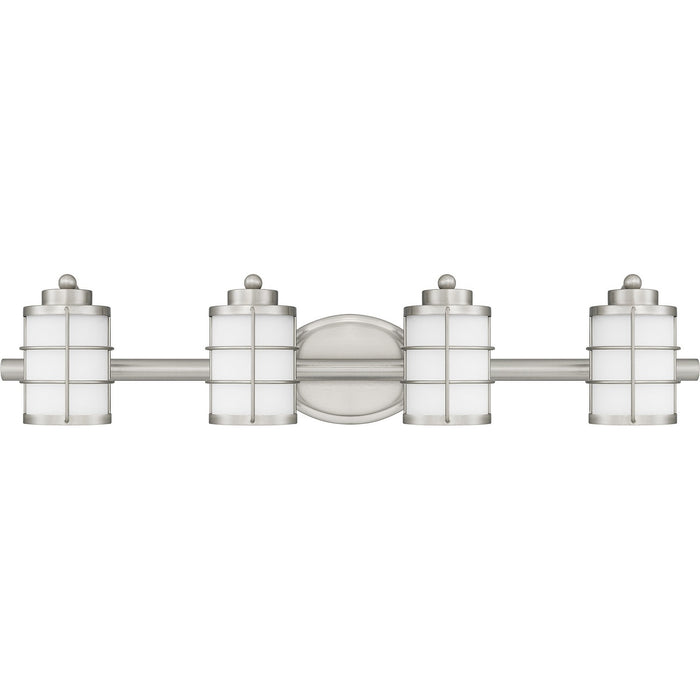 Quoizel HZT8631BN Four Light Bath, Brushed Nickel