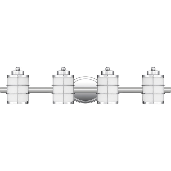 Quoizel HZT8631C Four Light Bath, Polished Chrome
