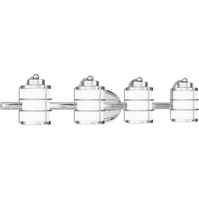 Quoizel HZT8631C Four Light Bath, Polished Chrome