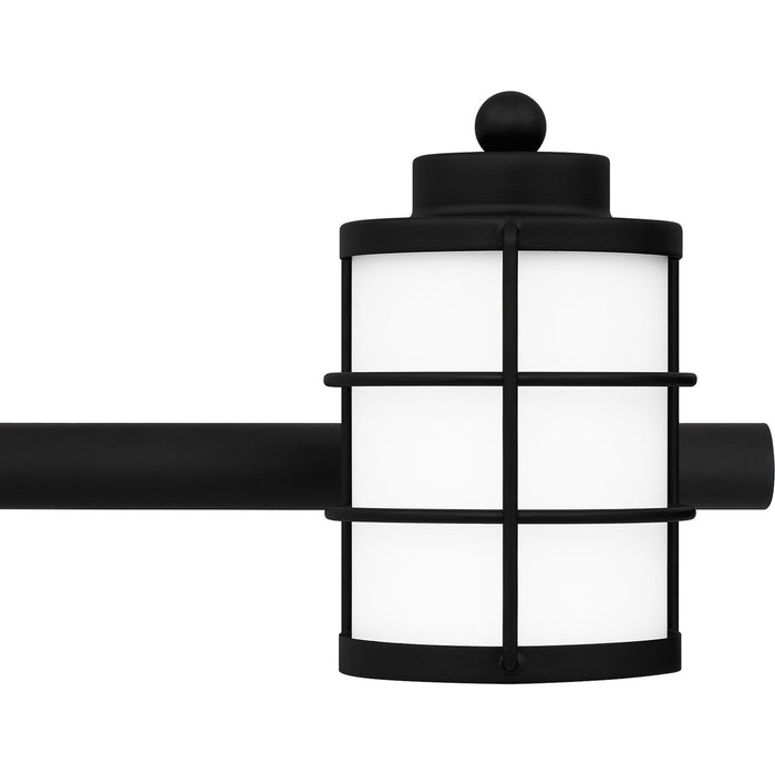Quoizel HZT8631MBK Four Light Bath, Matte Black