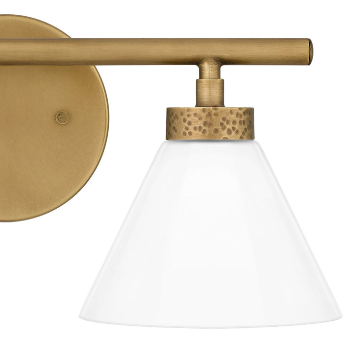Quoizel IRA8615WS Two Light Bath, Weathered Brass