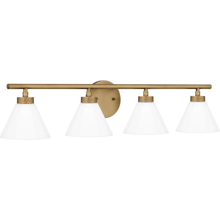 Quoizel IRA8631WS Four Light Bath, Weathered Brass