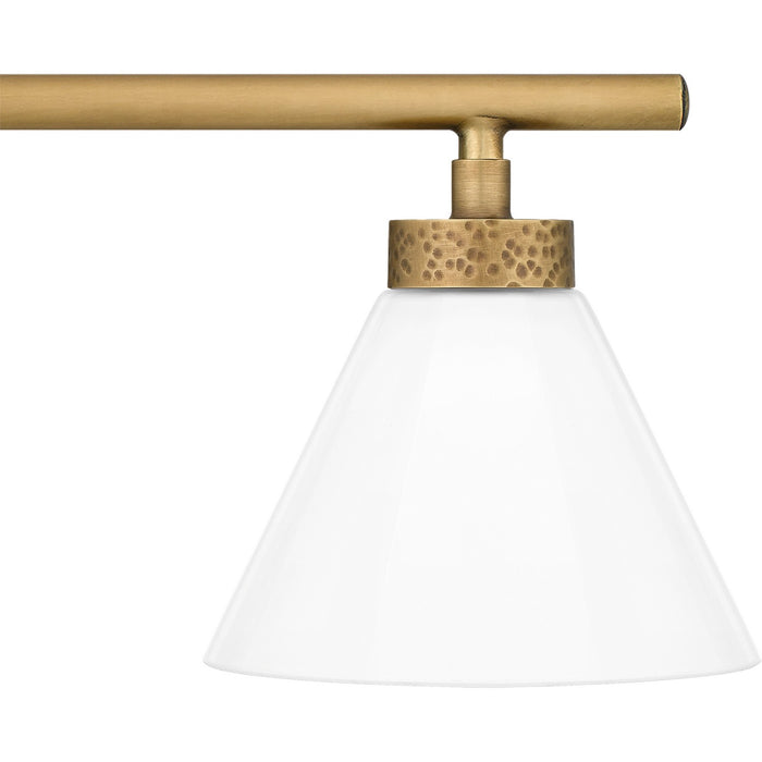 Quoizel IRA8631WS Four Light Bath, Weathered Brass