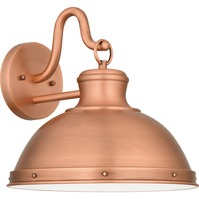 Quoizel JAM8412AC One Light Outdoor Wall Mount, Aged Copper