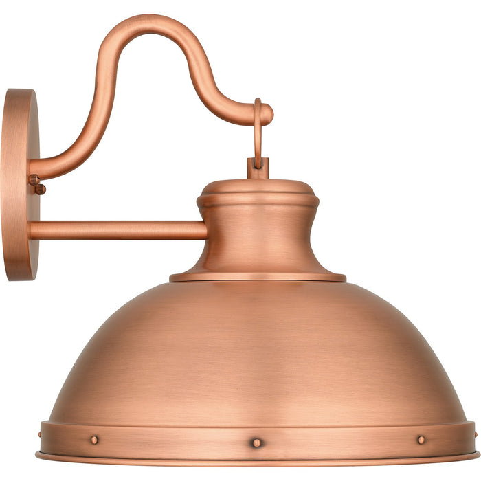 Quoizel JAM8412AC One Light Outdoor Wall Mount, Aged Copper