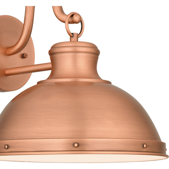 Quoizel JAM8412AC One Light Outdoor Wall Mount, Aged Copper