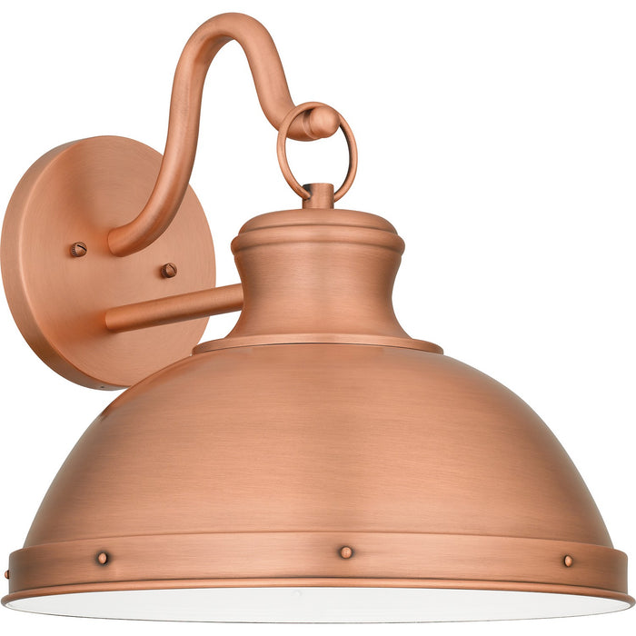 Quoizel JAM8414AC One Light Outdoor Wall Mount, Aged Copper