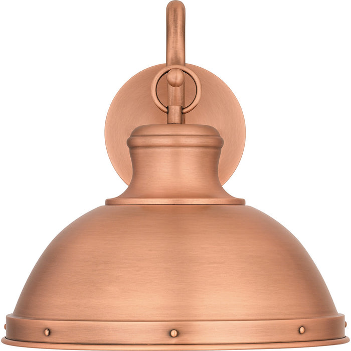Quoizel JAM8414AC One Light Outdoor Wall Mount, Aged Copper