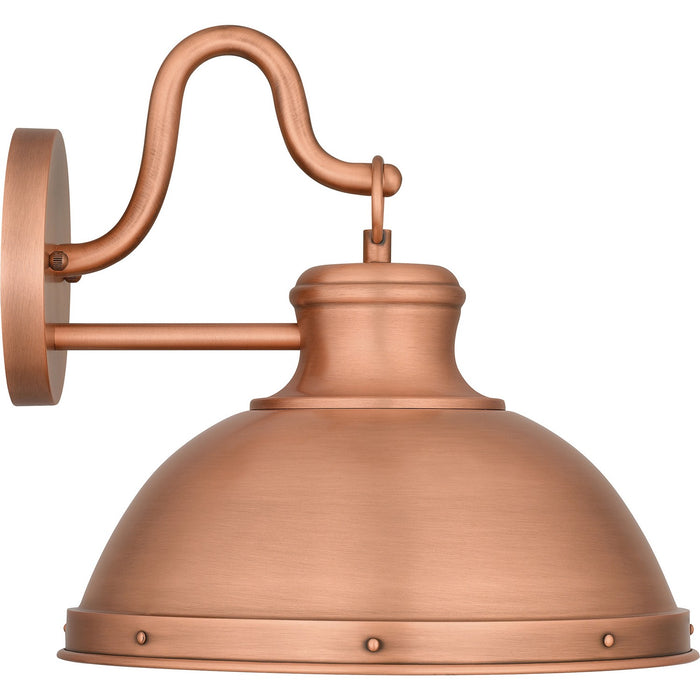 Quoizel JAM8414AC One Light Outdoor Wall Mount, Aged Copper