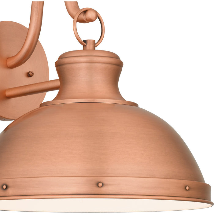 Quoizel JAM8414AC One Light Outdoor Wall Mount, Aged Copper