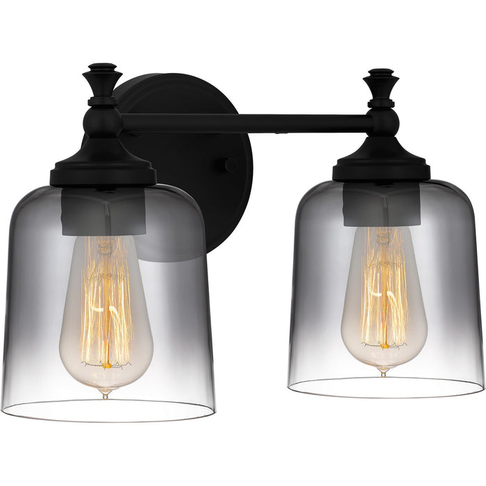 Quoizel JEN8614MBK Two Light Bath, Matte Black