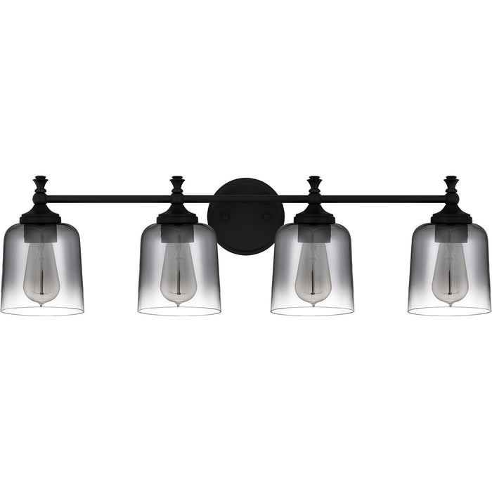 Quoizel JEN8631MBK Four Light Bath, Matte Black