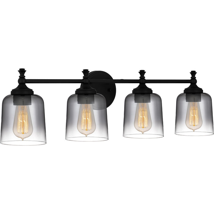 Quoizel JEN8631MBK Four Light Bath, Matte Black