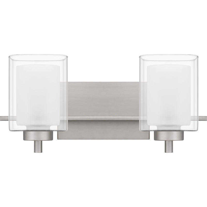 Quoizel KLT8902BN Two Light Bath, Brushed Nickel