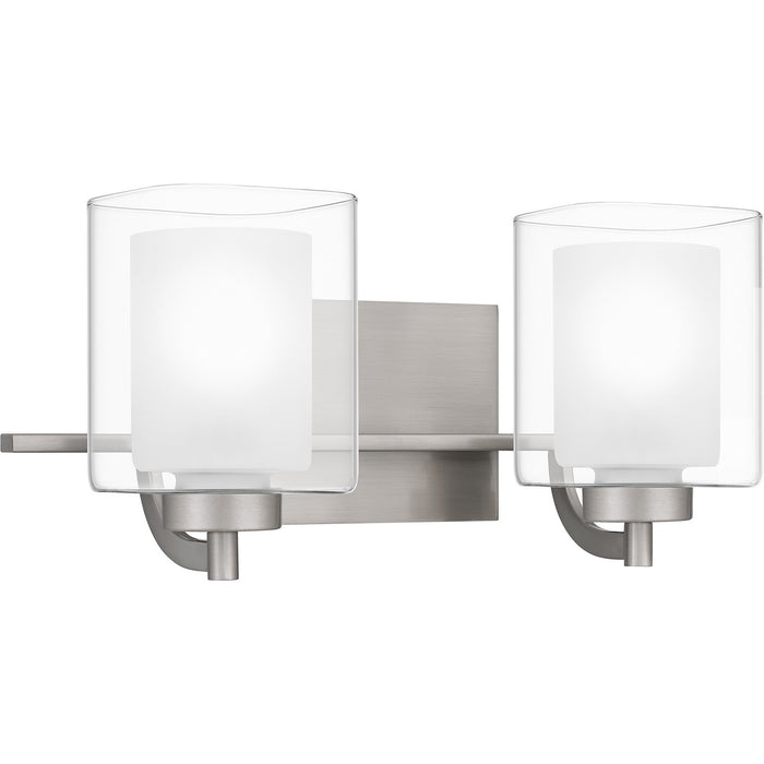 Quoizel KLT8902BN Two Light Bath, Brushed Nickel