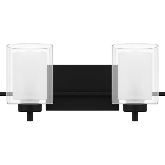 Quoizel KLT8902MBK Two Light Bath, Matte Black