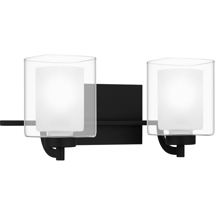 Quoizel KLT8902MBK Two Light Bath, Matte Black