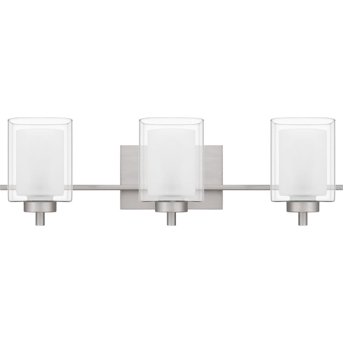 Quoizel KLT8903BN Three Light Bath, Brushed Nickel