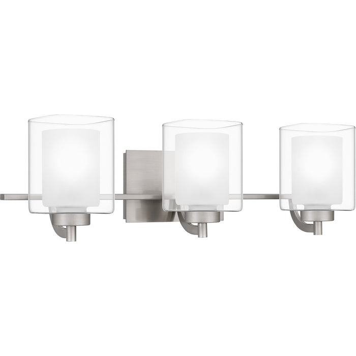 Quoizel KLT8903BN Three Light Bath, Brushed Nickel