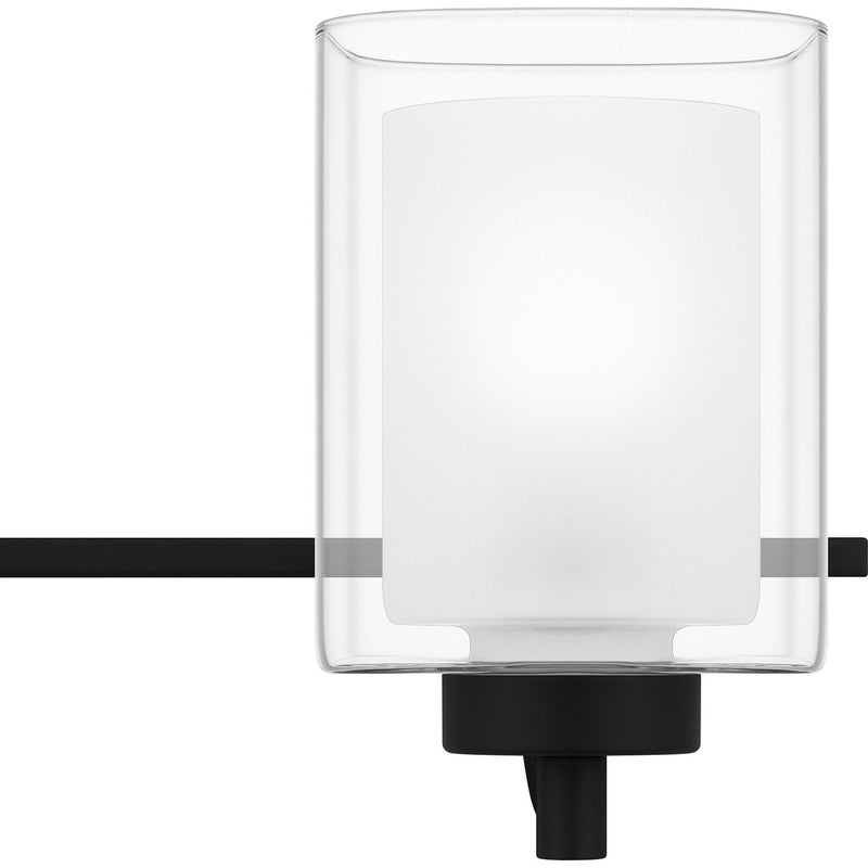 Quoizel KLT8903MBK Three Light Bath, Matte Black