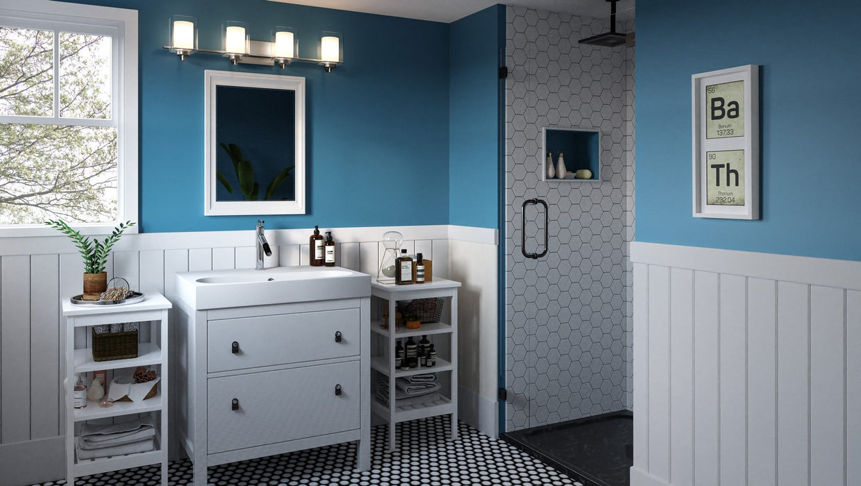 Quoizel KLT8904BN Four Light Bath, Brushed Nickel