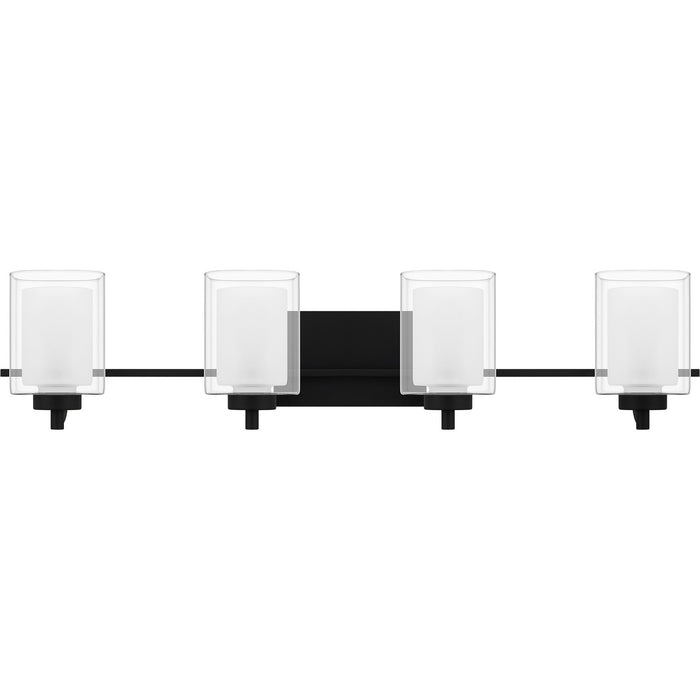 Quoizel KLT8904MBK Four Light Bath, Matte Black