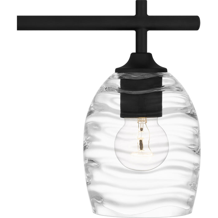 Quoizel LCY8622MBK Three Light Bath, Matte Black