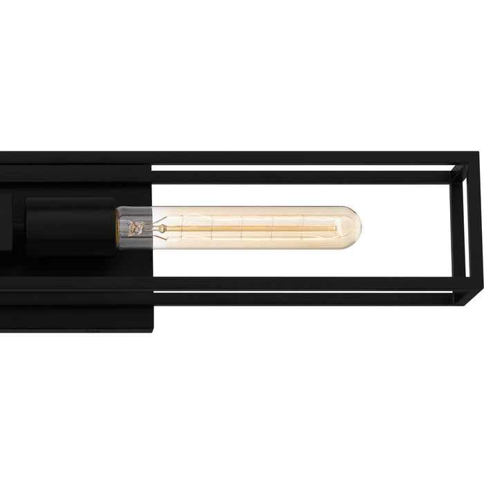 Quoizel LGN8624MBK Two Light Bath, Matte Black