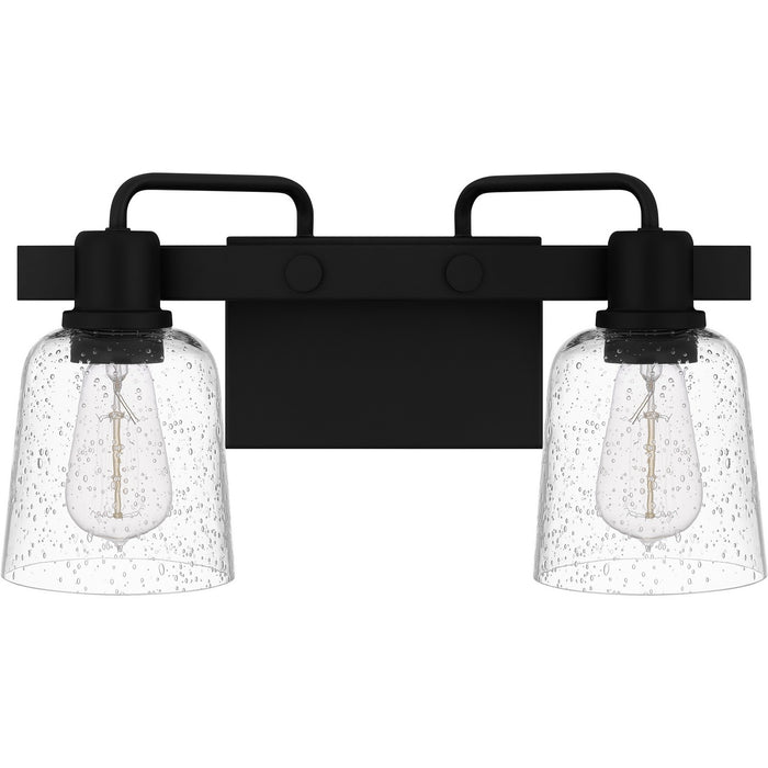Quoizel LYD8616MBK Two Light Bath, Matte Black