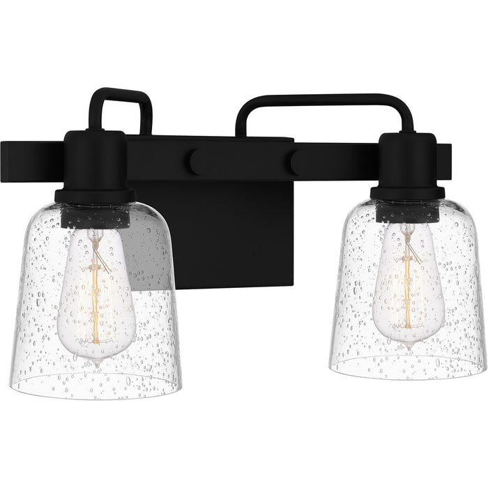 Quoizel LYD8616MBK Two Light Bath, Matte Black