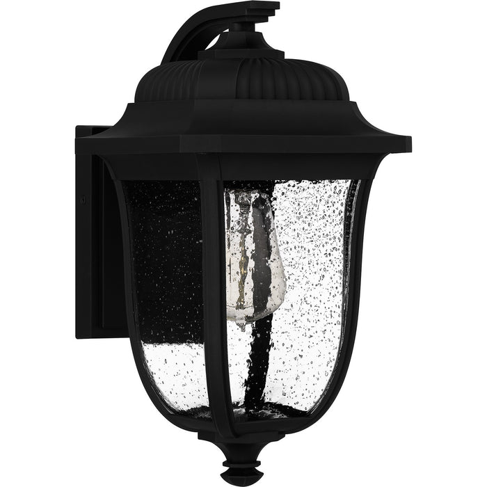 Quoizel MUL8408MBK One Light Outdoor Wall Mount, Matte Black
