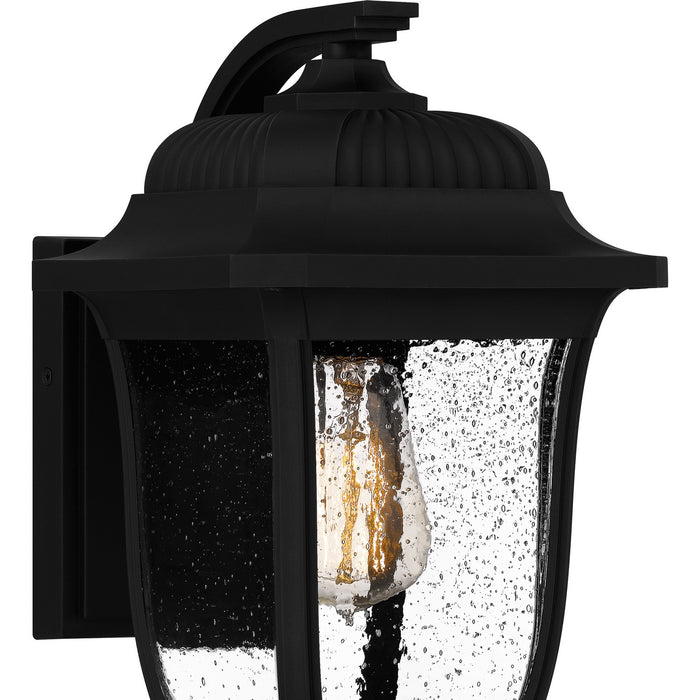 Quoizel MUL8408MBK One Light Outdoor Wall Mount, Matte Black