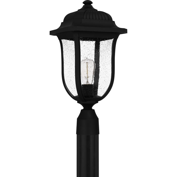 Quoizel MUL9009MBK One Light Outdoor Post Mount, Matte Black